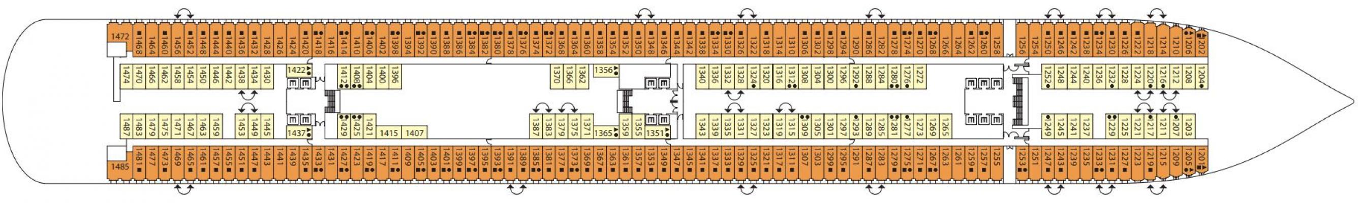 Cubierta 1 Costa Venezia