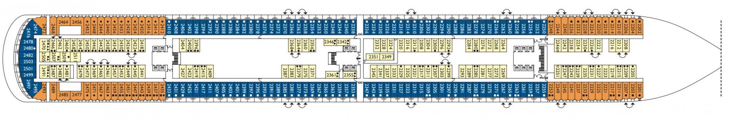 Cubierta 2 Costa Venezia