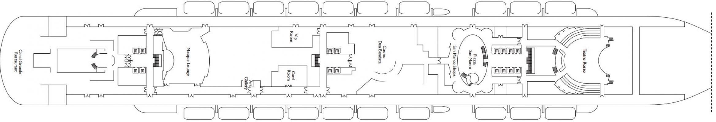 Cubierta 4 Costa Venezia