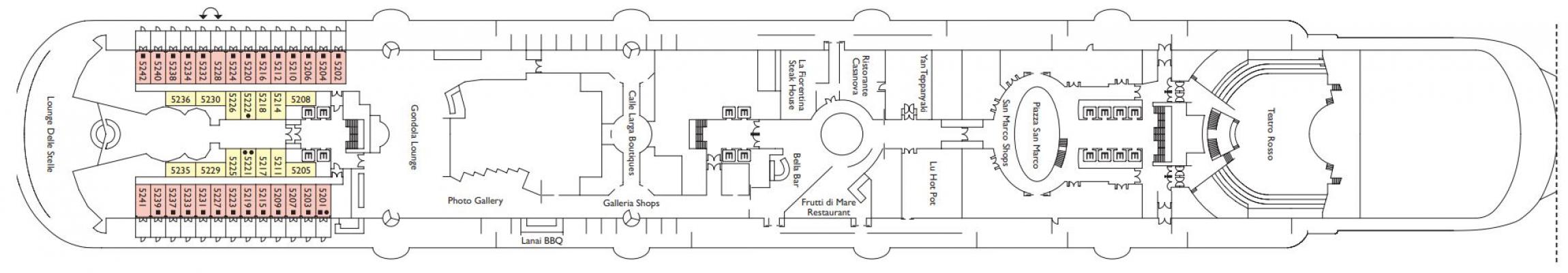 Cubierta 5 Costa Venezia