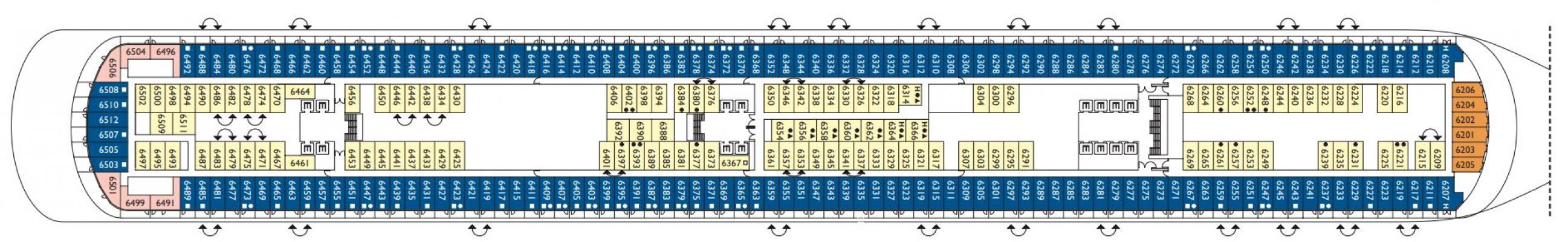 Cubierta 6 Costa Venezia