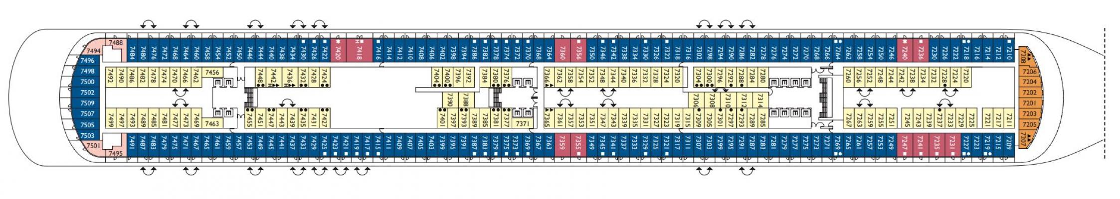 Cubierta 7 Costa Venezia