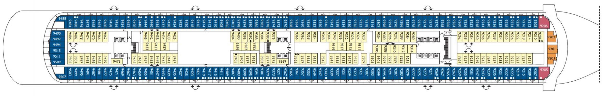 Cubierta 9 Costa Venezia