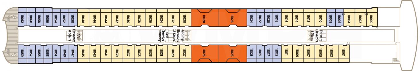 Cubierta 11 Crystal Serenity