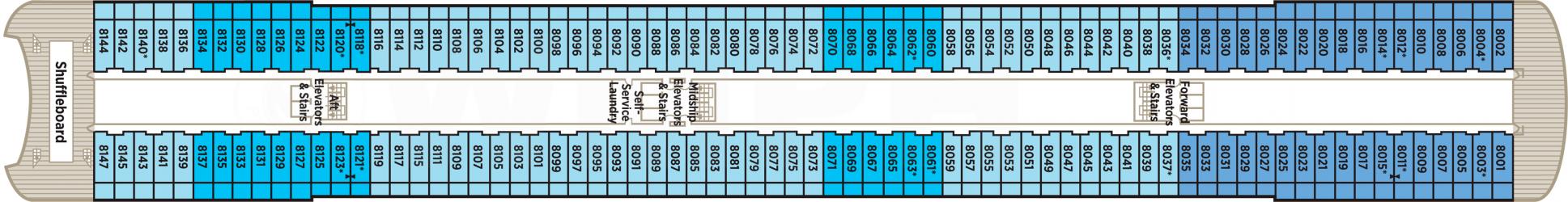 Cubierta 8 Crystal Serenity