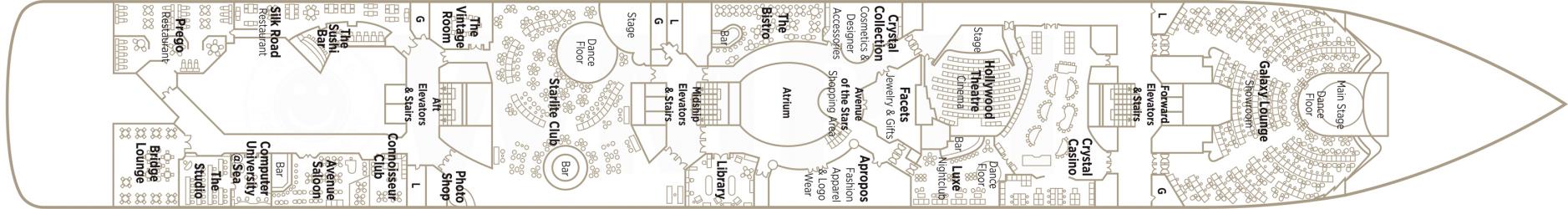 Cubierta 6 Crystal Symphony
