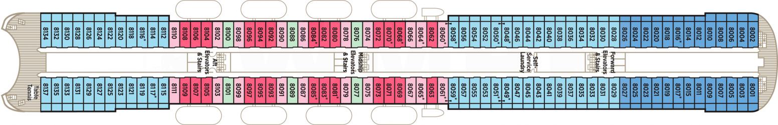 Cubierta 8 Crystal Symphony