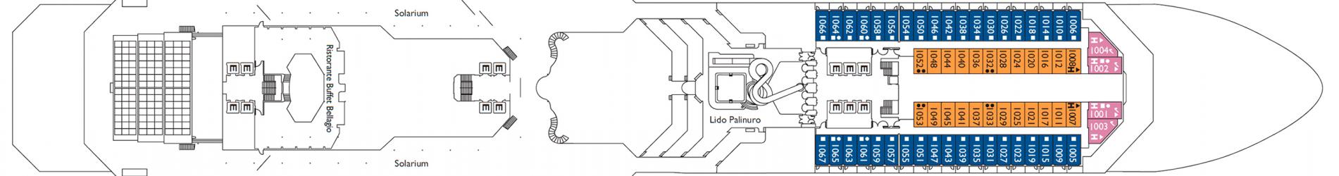 Cubierta 10 Costa Magica