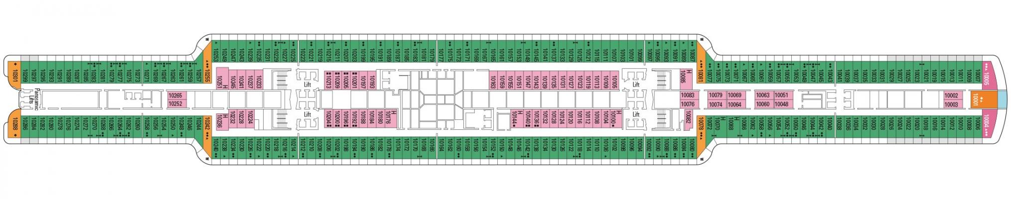 Cubierta 10 MSC Seascape