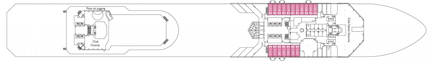 Cubierta 11 Costa Magica