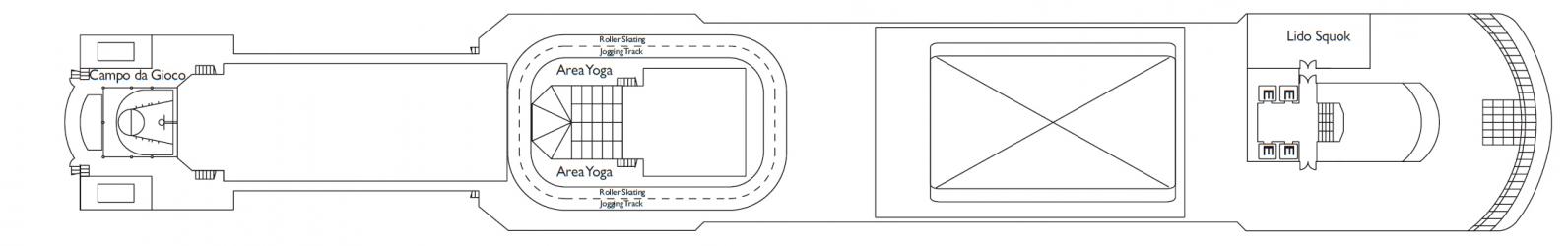 Cubierta 11 Costa Luminosa