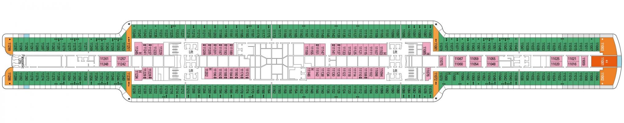 Cubierta 11 MSC Seascape