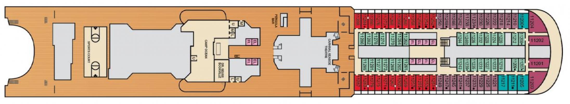 Cubierta 11 Carnival Firenze