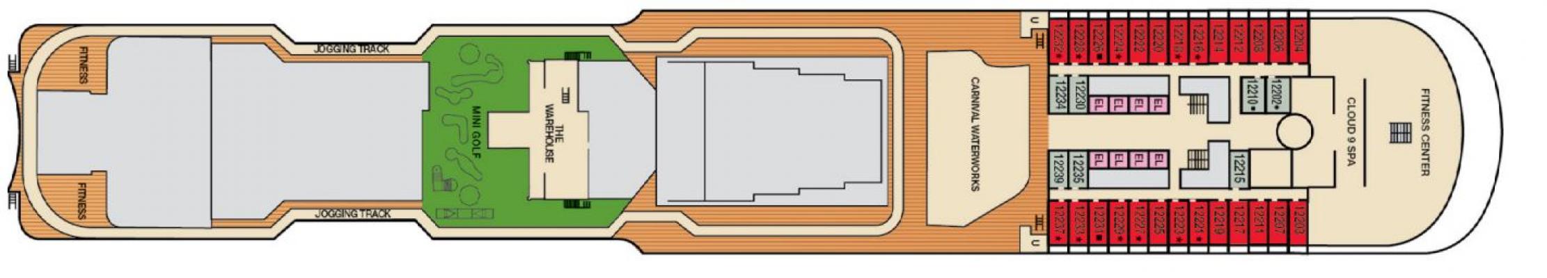 Cubierta 12 Carnival Firenze