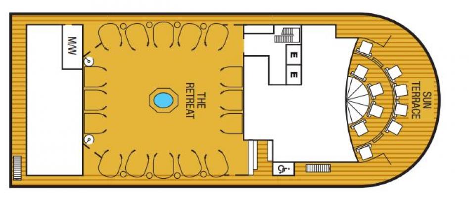 Cubierta 12 Seabourn Ovation