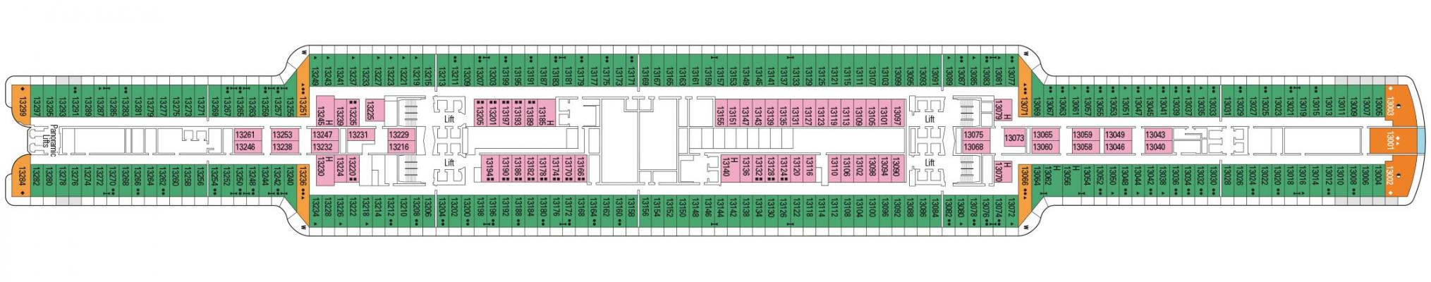 Cubierta 13 MSC Seascape