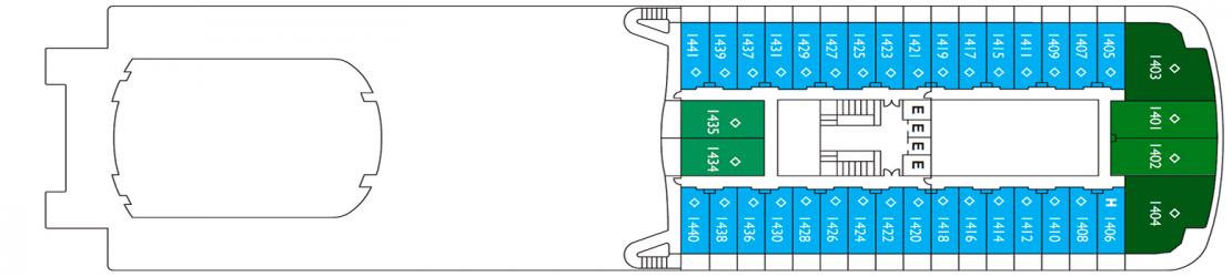 Cubierta 14 Costa NeoRomantica