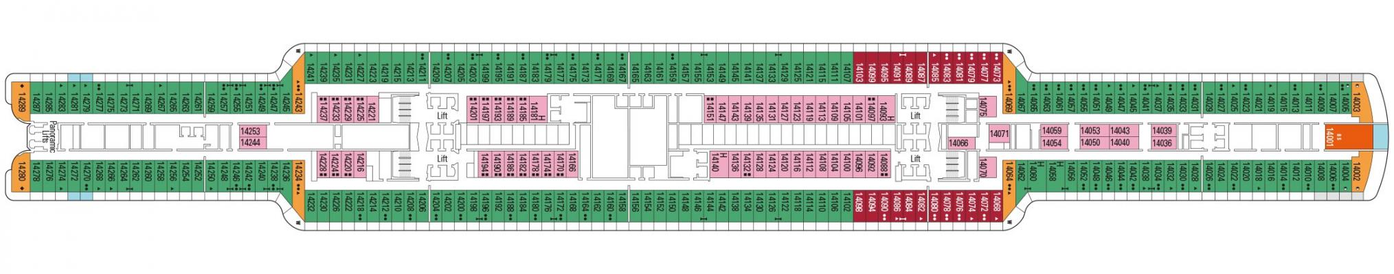 Cubierta 14 MSC Seascape