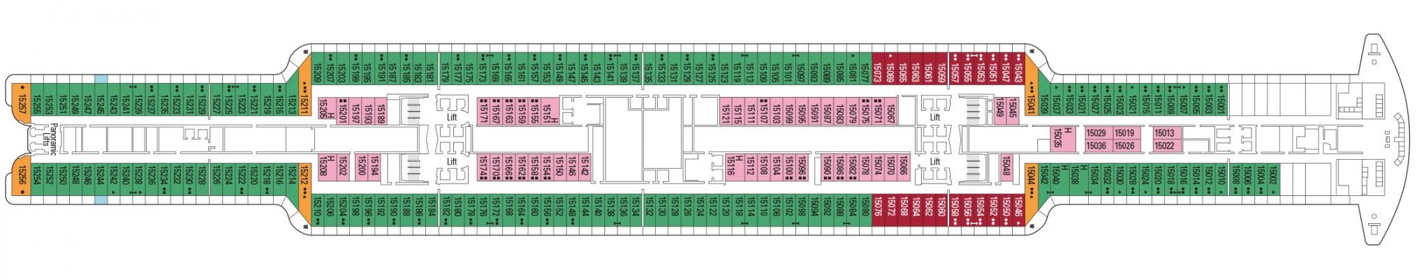 Cubierta 15 MSC Seascape