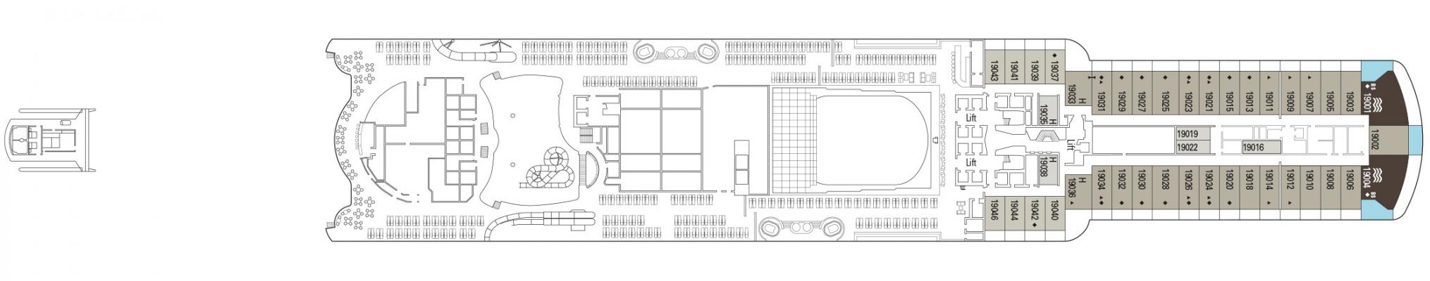 Cubierta 19 MSC Seascape