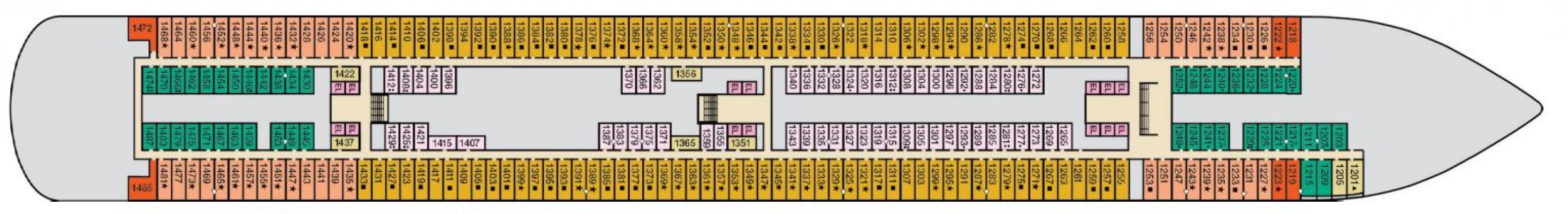 Cubierta 1 Carnival Firenze