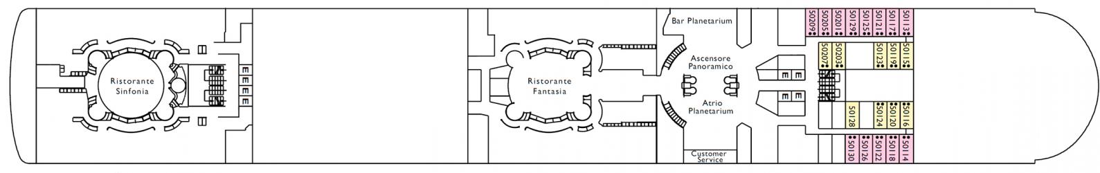 Cubierta 5 Costa Victoria