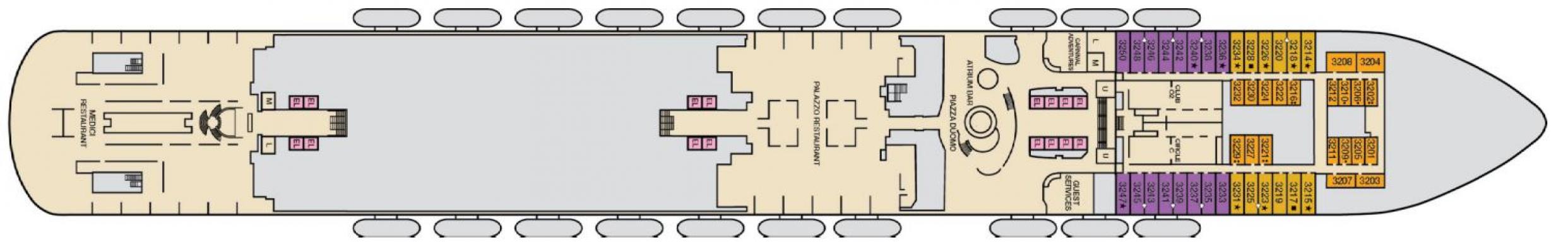 Cubierta 3 Carnival Firenze