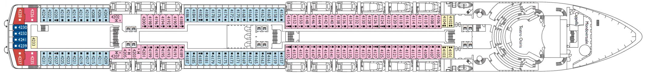 Cubierta 4 Costa Mediterranea