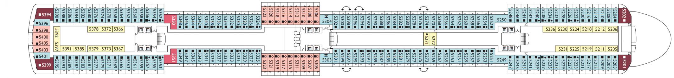 Cubierta 5 Costa Luminosa