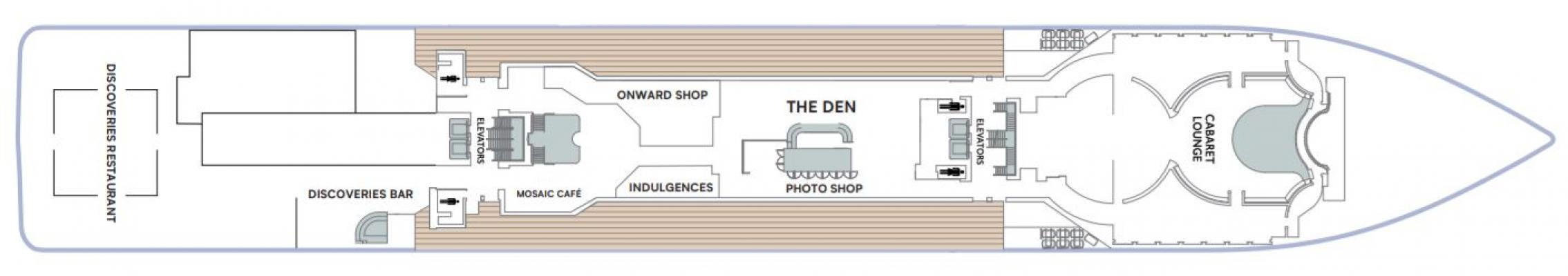 Cubierta Deck 5 Azamara Onward