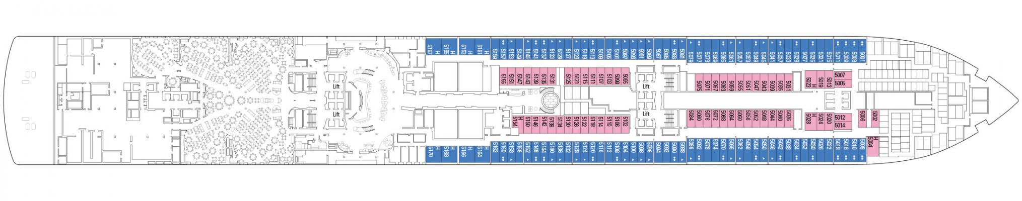 Cubierta 5 MSC Seascape