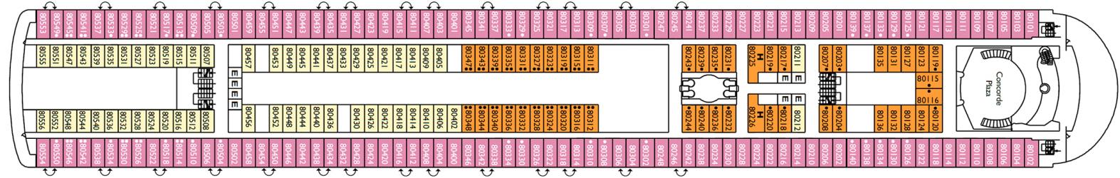 Cubierta 8 Costa Victoria