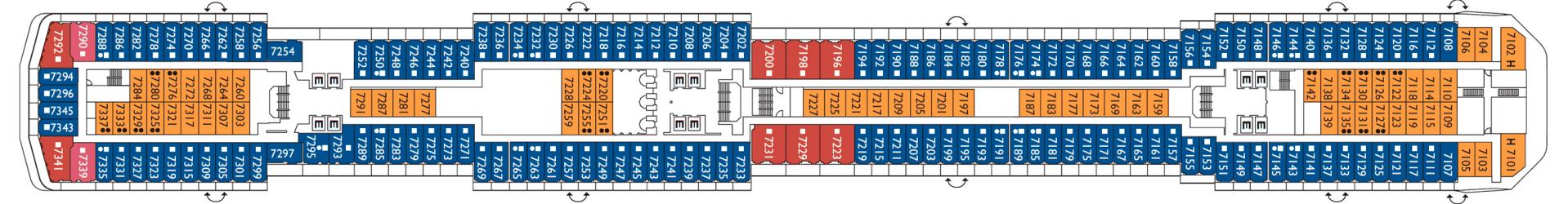 Cubierta 7 Costa Mediterranea