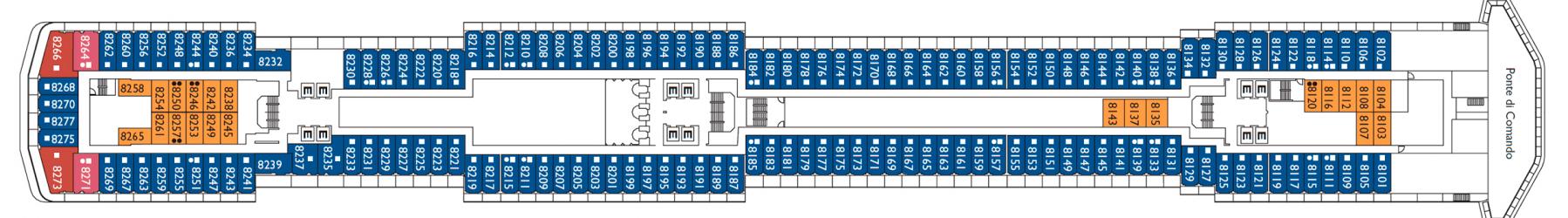 Cubierta 8 Costa Mediterranea