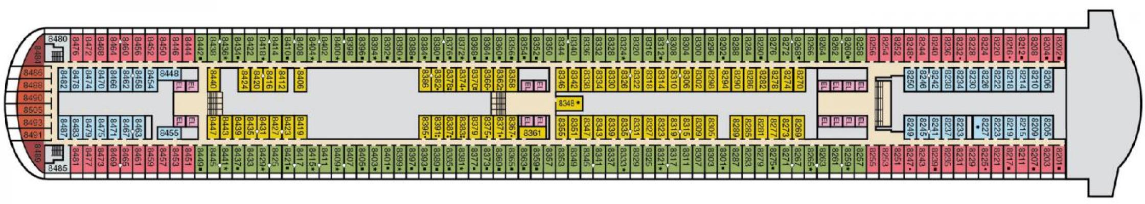 Cubierta 8 Carnival Firenze