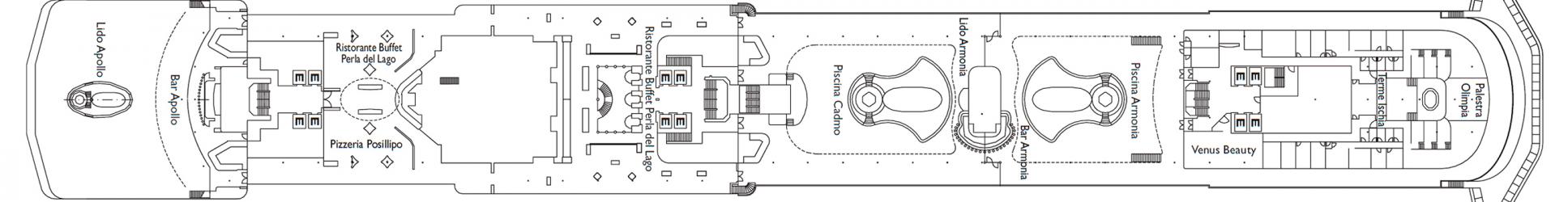 Cubierta 9 Costa Mediterranea