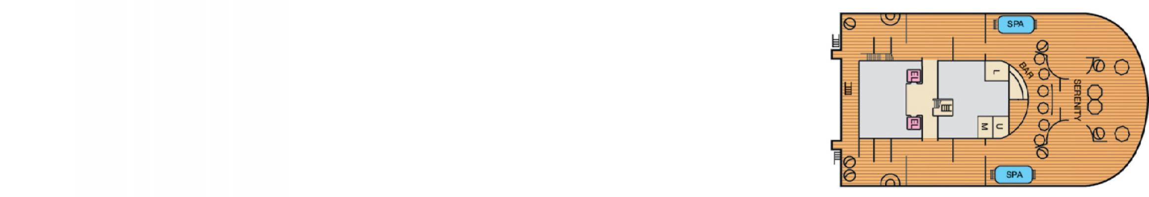 Cubierta 15 Carnival Venezia