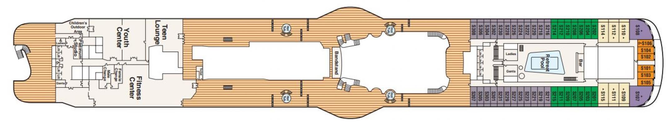 Cubierta 17 Discovery Princess
