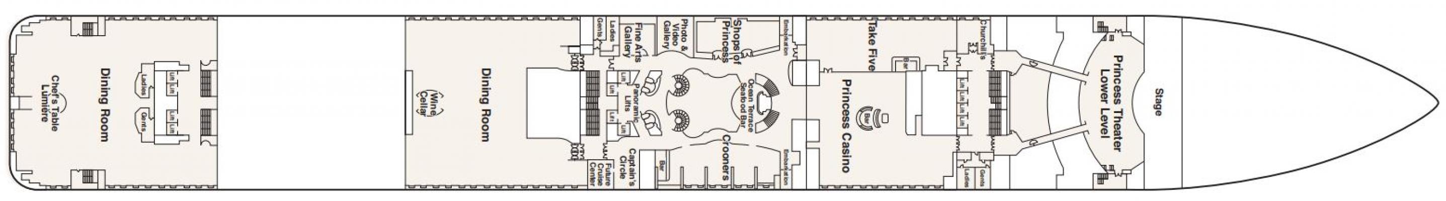 Cubierta 6 Discovery Princess