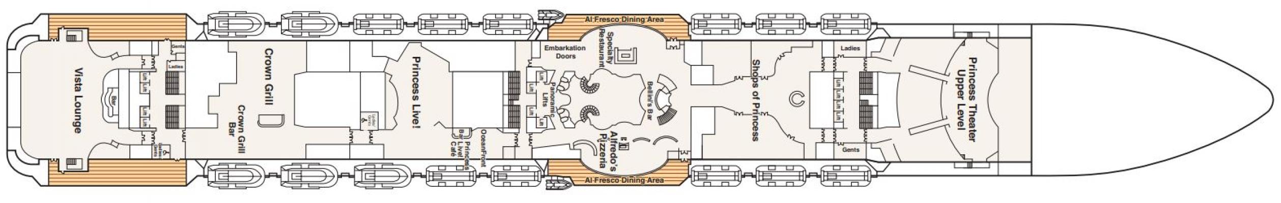 Cubierta 7 Discovery Princess
