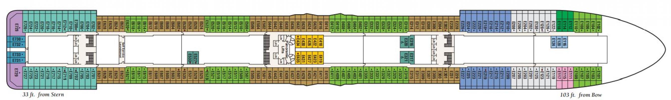 Cubierta 8 Discovery Princess