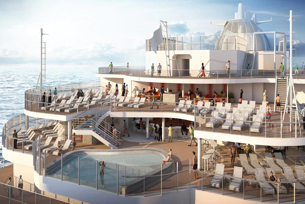 Piscina de popa Discovery Princess