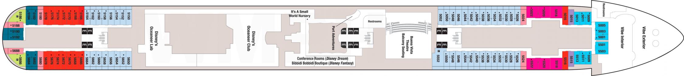 Cubierta 5 Disney Dream