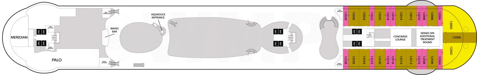 Cubierta 12 Disney Fantasy