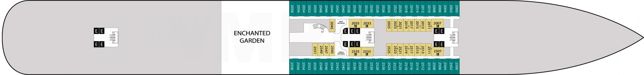 Cubierta 2 Disney Fantasy