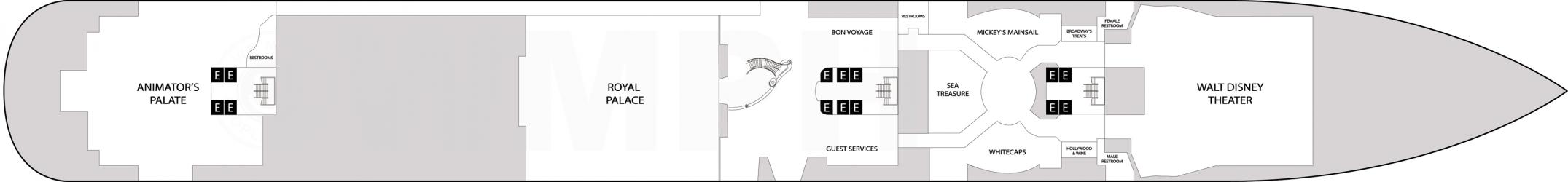 Cubierta 3 Disney Fantasy