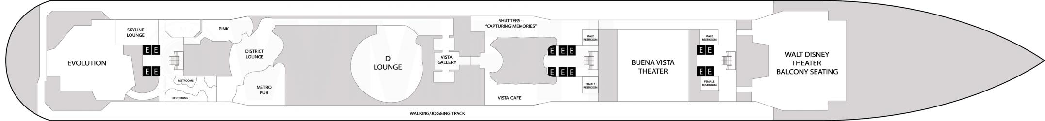 Cubierta 4 Disney Fantasy