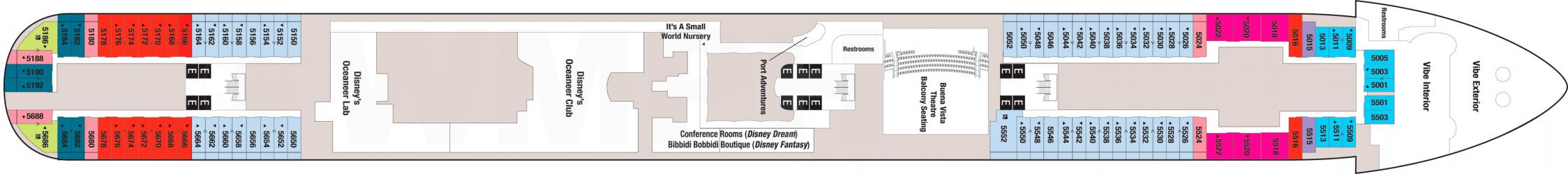 Cubierta 5 Disney Fantasy