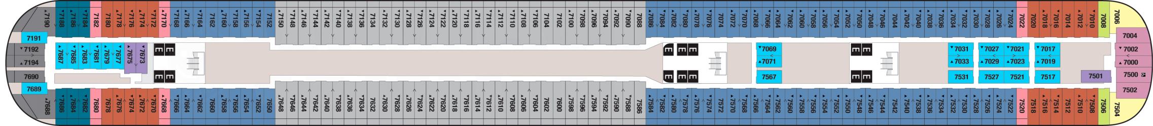 Cubierta 7 Disney Fantasy