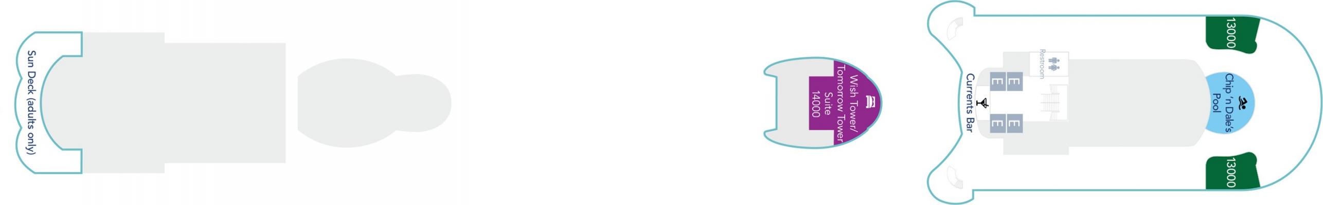 Cubierta 14 Disney Treasure